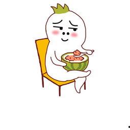 怪兽吃瓜表情